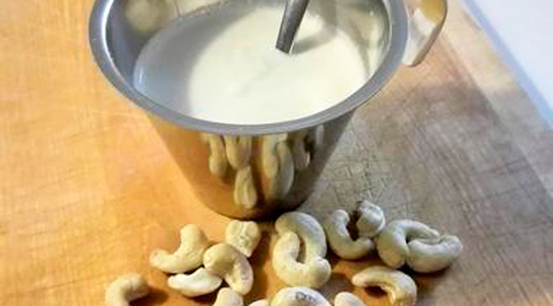 FitFarmin Superdieetti-valmennuksen ruokavalioon kuuluva Cashew-kerma