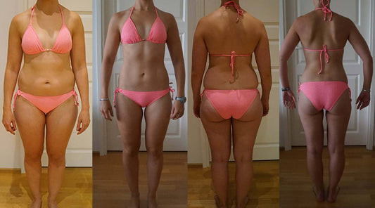 Jennin muutoskuvat ja kokemuksia FITFARMin Bikini Challenge® -valmennuksesta.