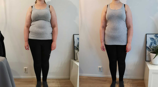 FITFARMin Superdieetti®-valmennukseen osallistunut Nina esittelee upeita muutoskuviaan ja kertoo kokemuksistaan.