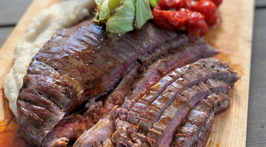 FITFARMin Flanksteak savupaprikaöljyllä resepti