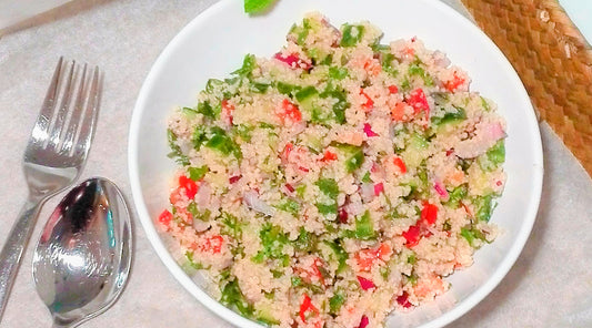 Tabbouleh-resepti, joka sopii Superdieetti®-valmennuksen ruokavalioon.