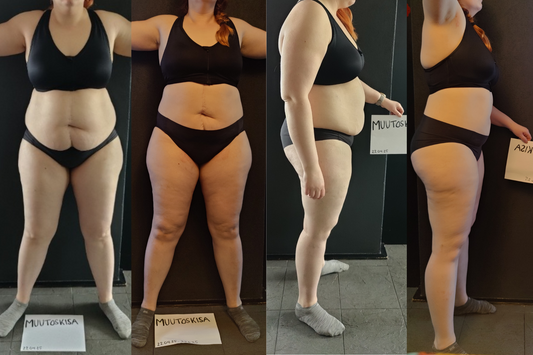 Vuorotyö, herkut ja 3 lasta - silti Ella pudotti 25 kiloa!