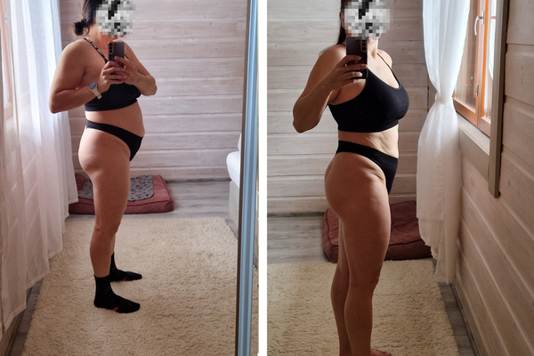 Leena pudotti 4,5 kg