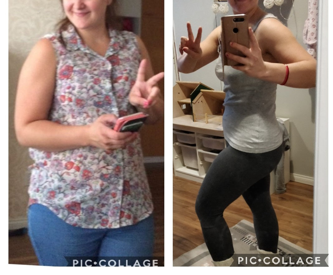 Viivi pudotti puolessa vuodessa 15 kiloa kotitreeneillä!