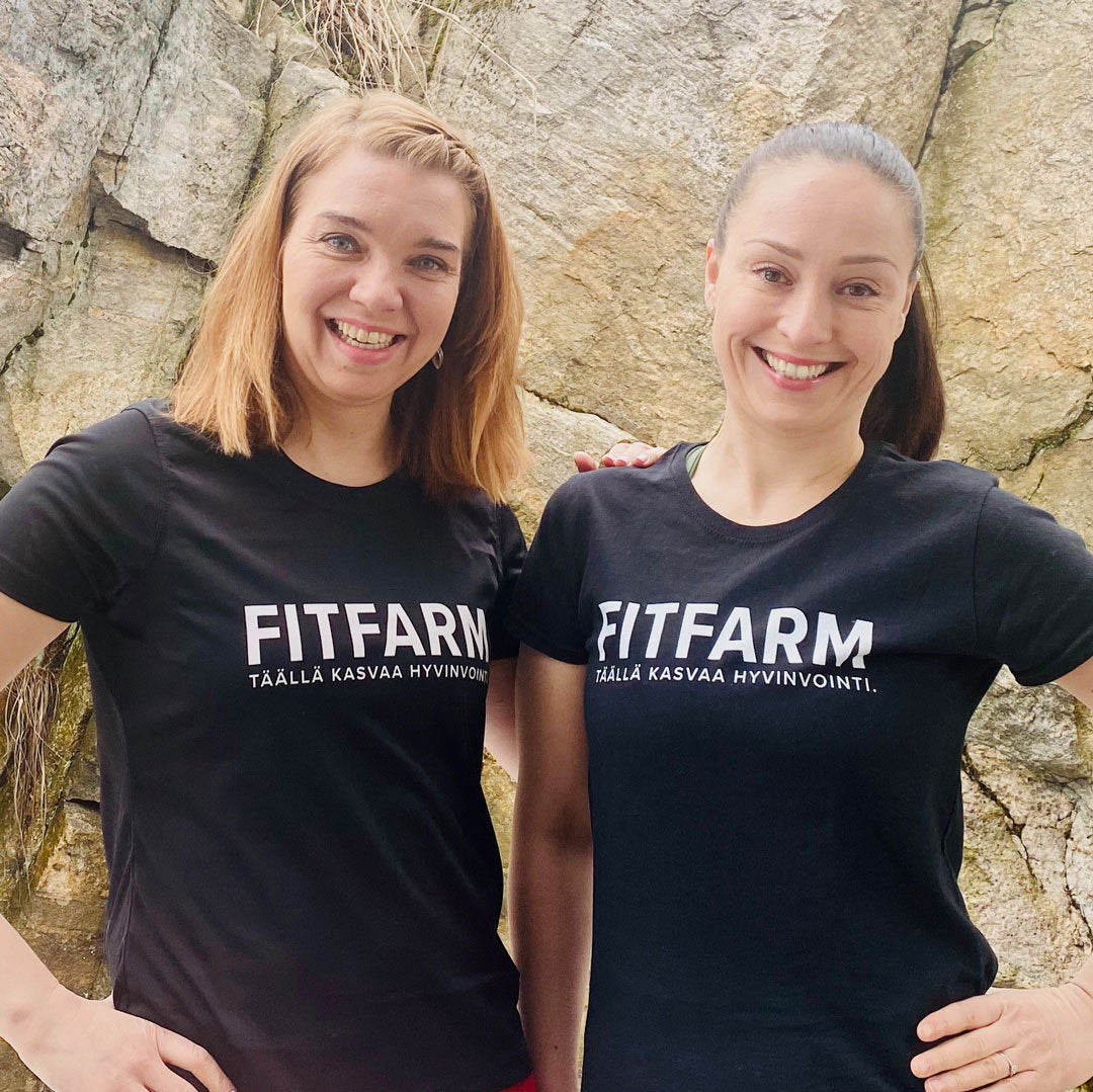 FITMAMA®-valmentajat Maija Kiljunen ja Aino Isotalo.