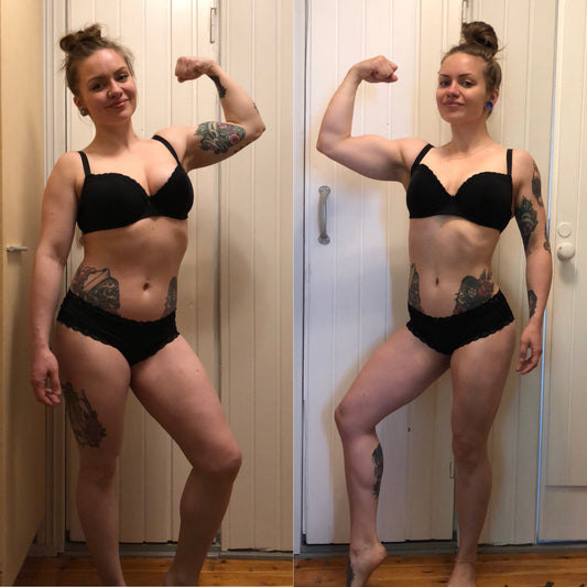 Sannan viiden viikon muutos Bikini Challenge® -valmennuksessa!