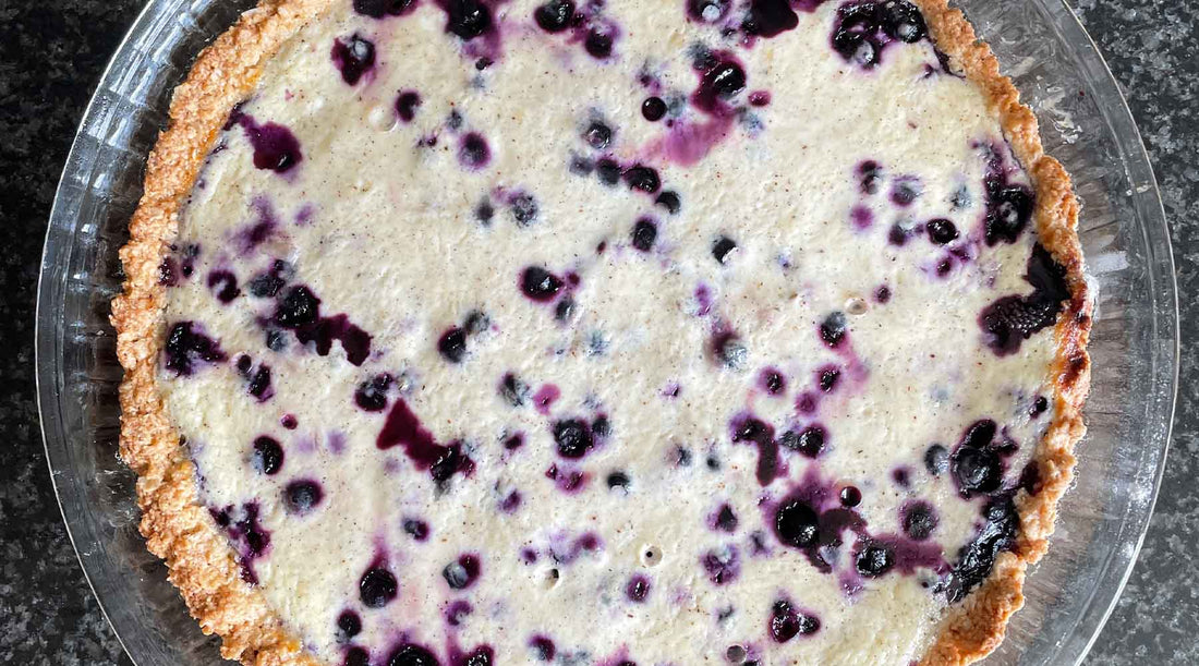 Taivaallinen mustikkapiirakka