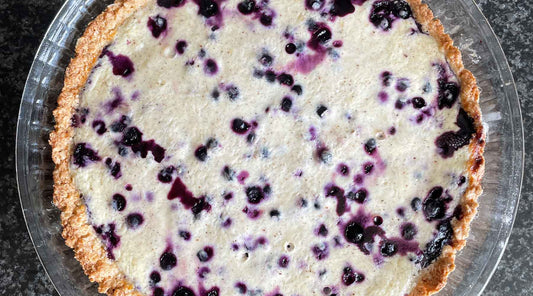 Taivaallinen mustikkapiirakka