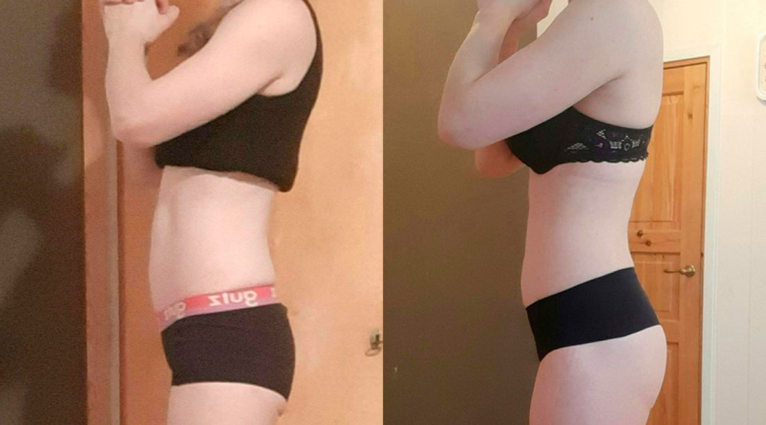 Tuijan muutoskuvat ennen Bikini Challenge -valmennukseen osallistumista ja sen jälkeen. 