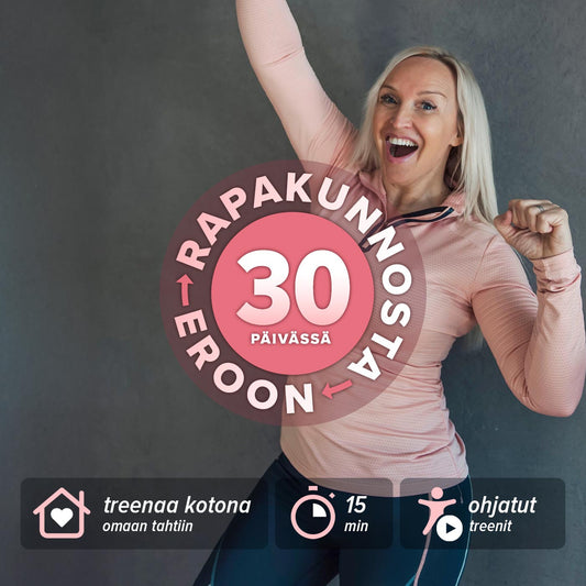 Rapakunnosta eroon 30 päivässä