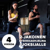 2-jakoinen fysiikkaohjelma juoksijalle