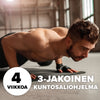 3-jakoinen kuntosaliohjelma