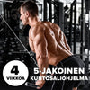 5-jakoinen kuntosaliohjelma
